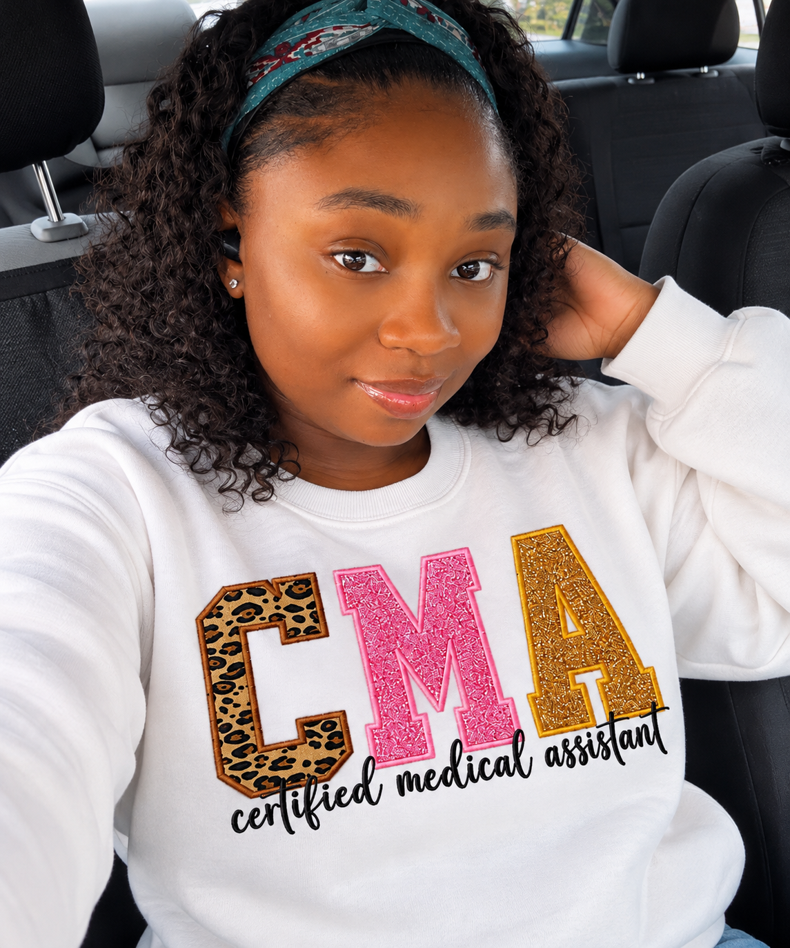 Certified Medical Assistant Sweater (Embroidery) – Kustoms By Rah LLC